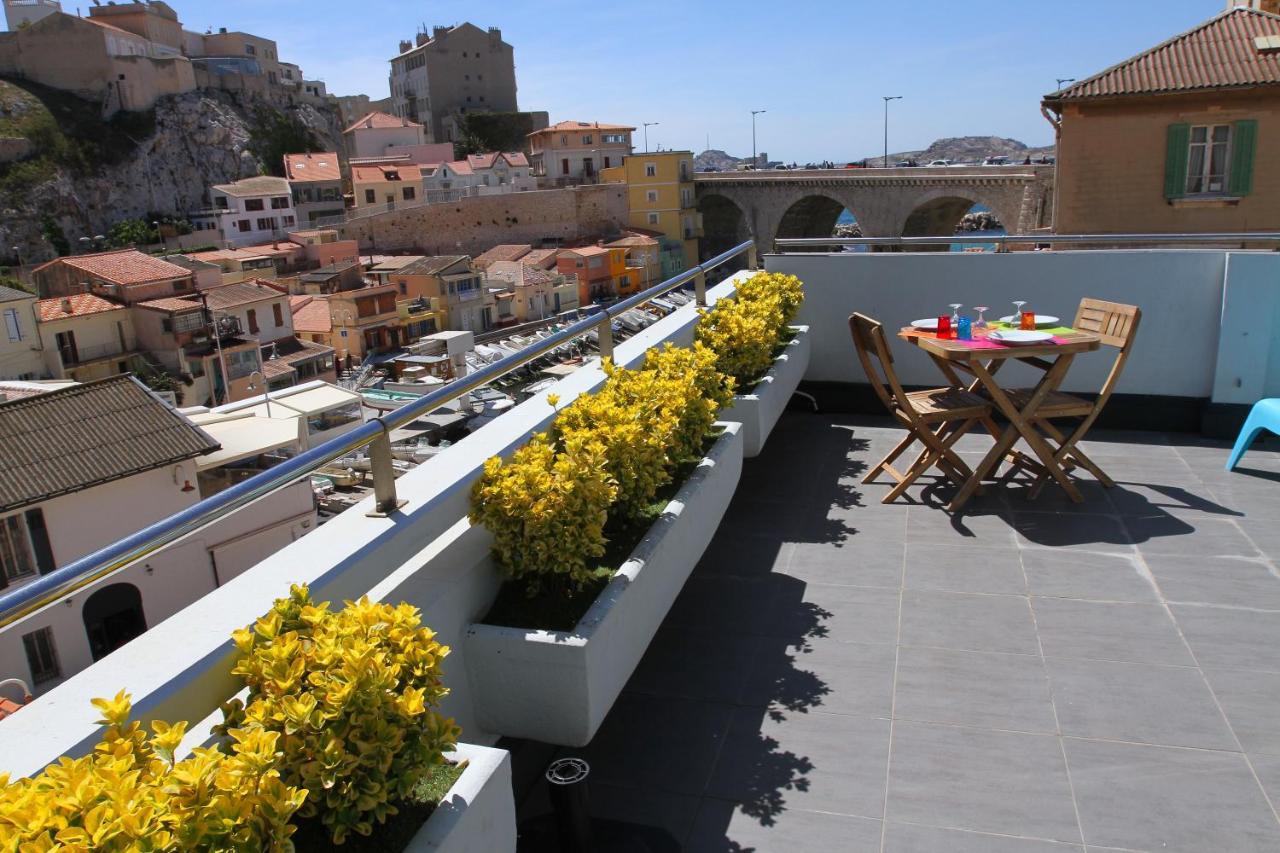 La Terrasse Du Pecheur Lägenhet Marseille Exteriör bild