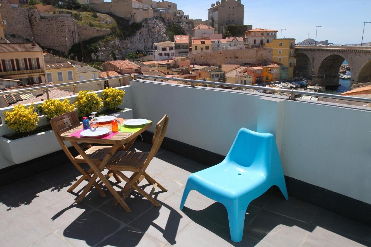 La Terrasse Du Pecheur Lägenhet Marseille Exteriör bild